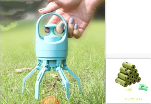 Scoopy Doo Portable Lightweight Dog Pooper Scooper With Built-in Poop Bag Dispenser