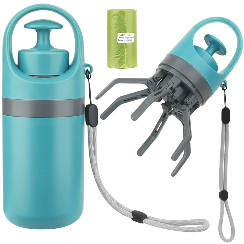Scoopy Doo Portable Lightweight Dog Pooper Scooper With Built-in Poop Bag Dispenser
