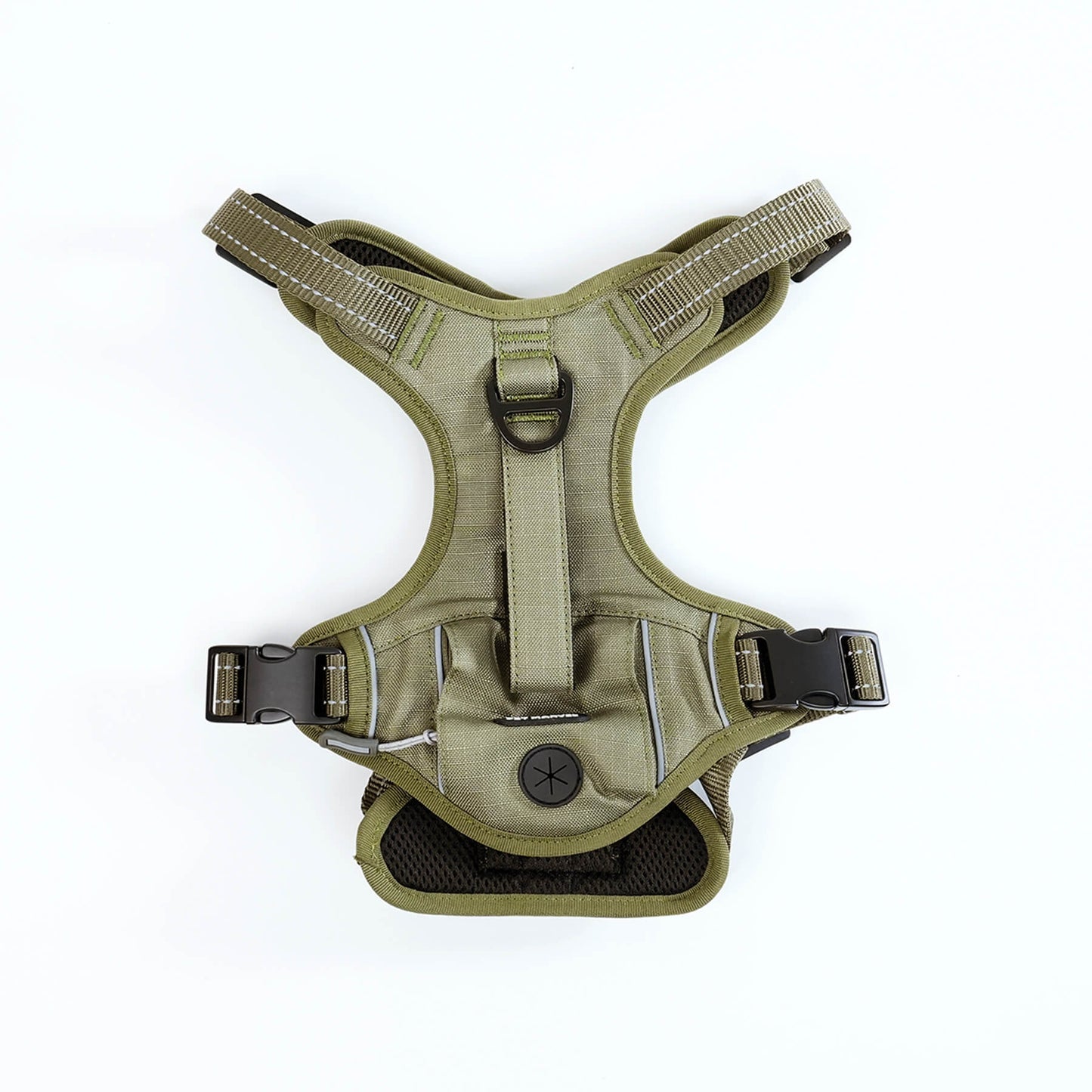 Scoopy Doo High-Perfomance Tactical Dog Harness With Poop Bag Holder, No Pull Front Clip